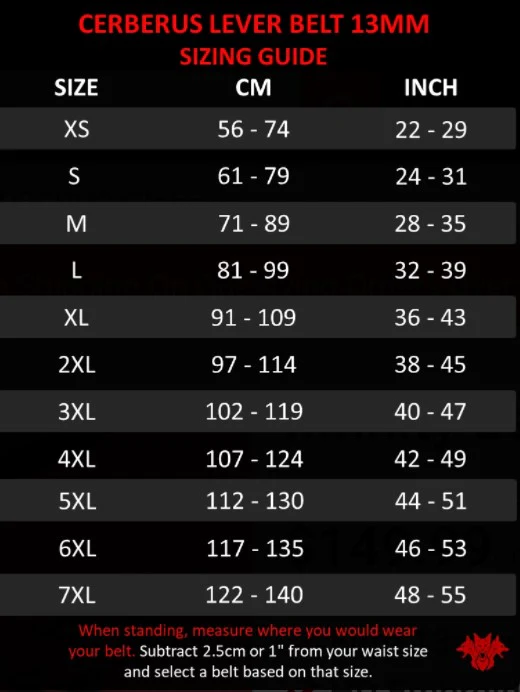 Cerberus Infinity Lever Belt 13mm - Image 3