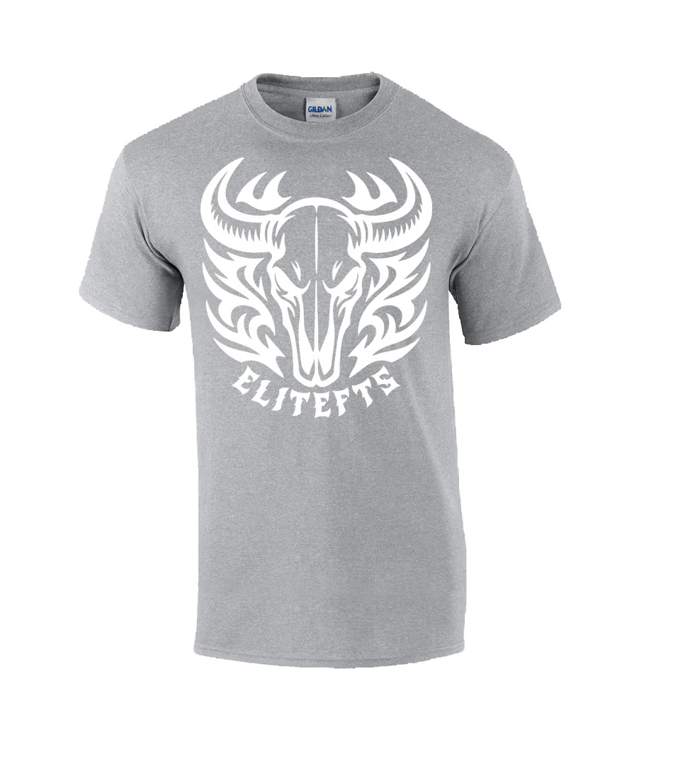 elitefts Bull Skull T-Shirt - Image 3