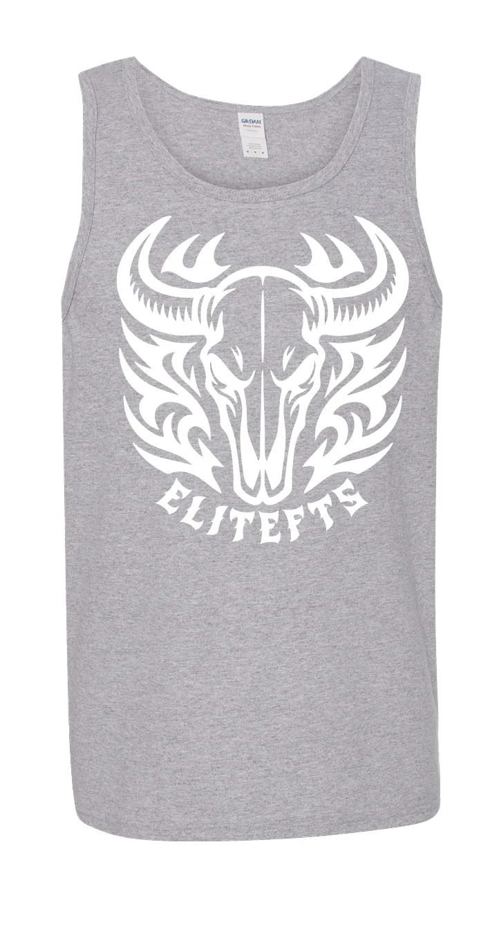 elitefts Bull Skull Tank Top - Image 3