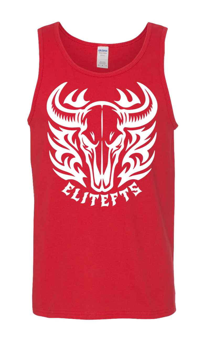 elitefts Bull Skull Tank Top - Image 4