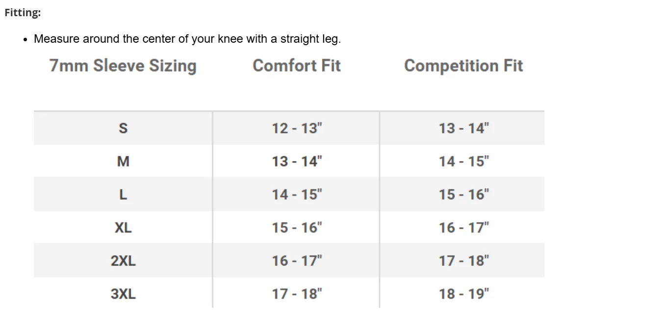 elitefts PR Knee Sleeves 7mm - Image 6