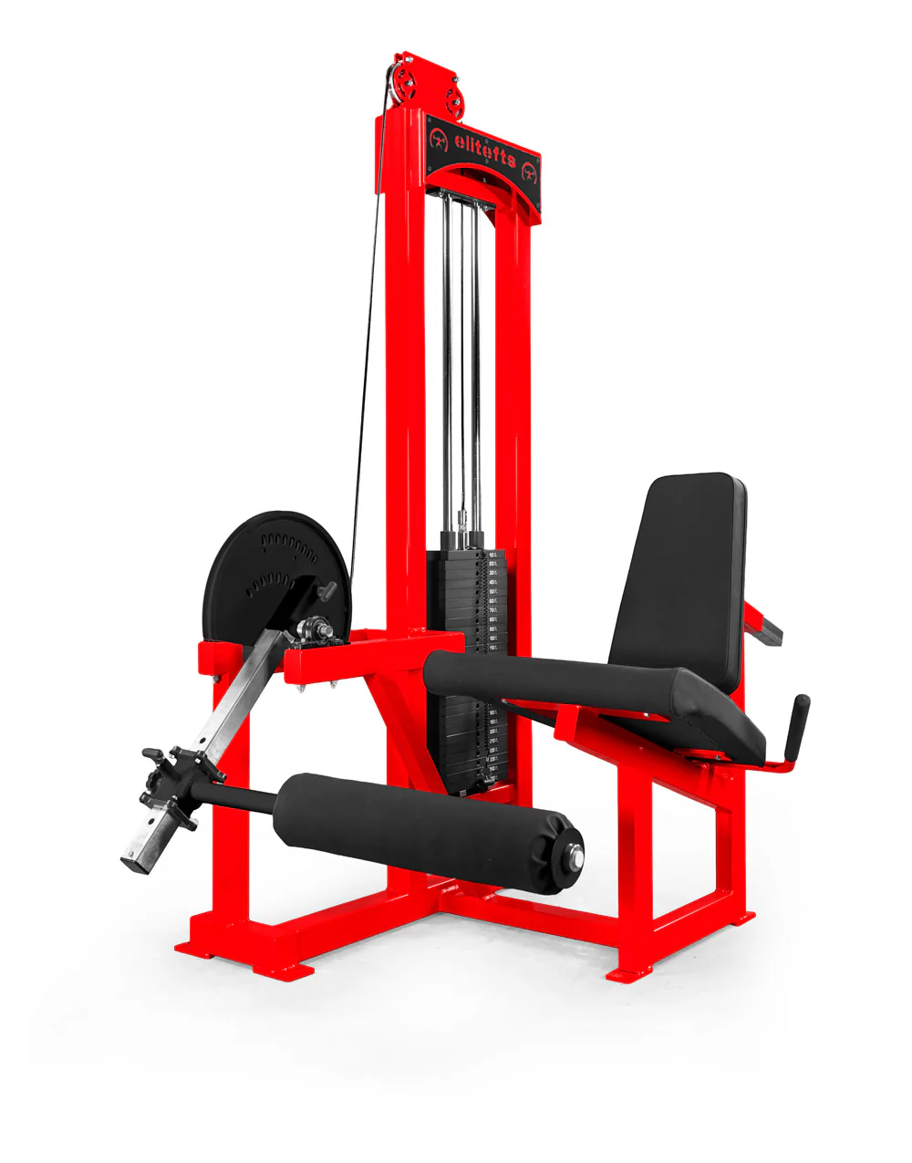 elitefts Signature Deluxe Leg Extension – Selectorized w/ 250lb Weight Stack - Image 7
