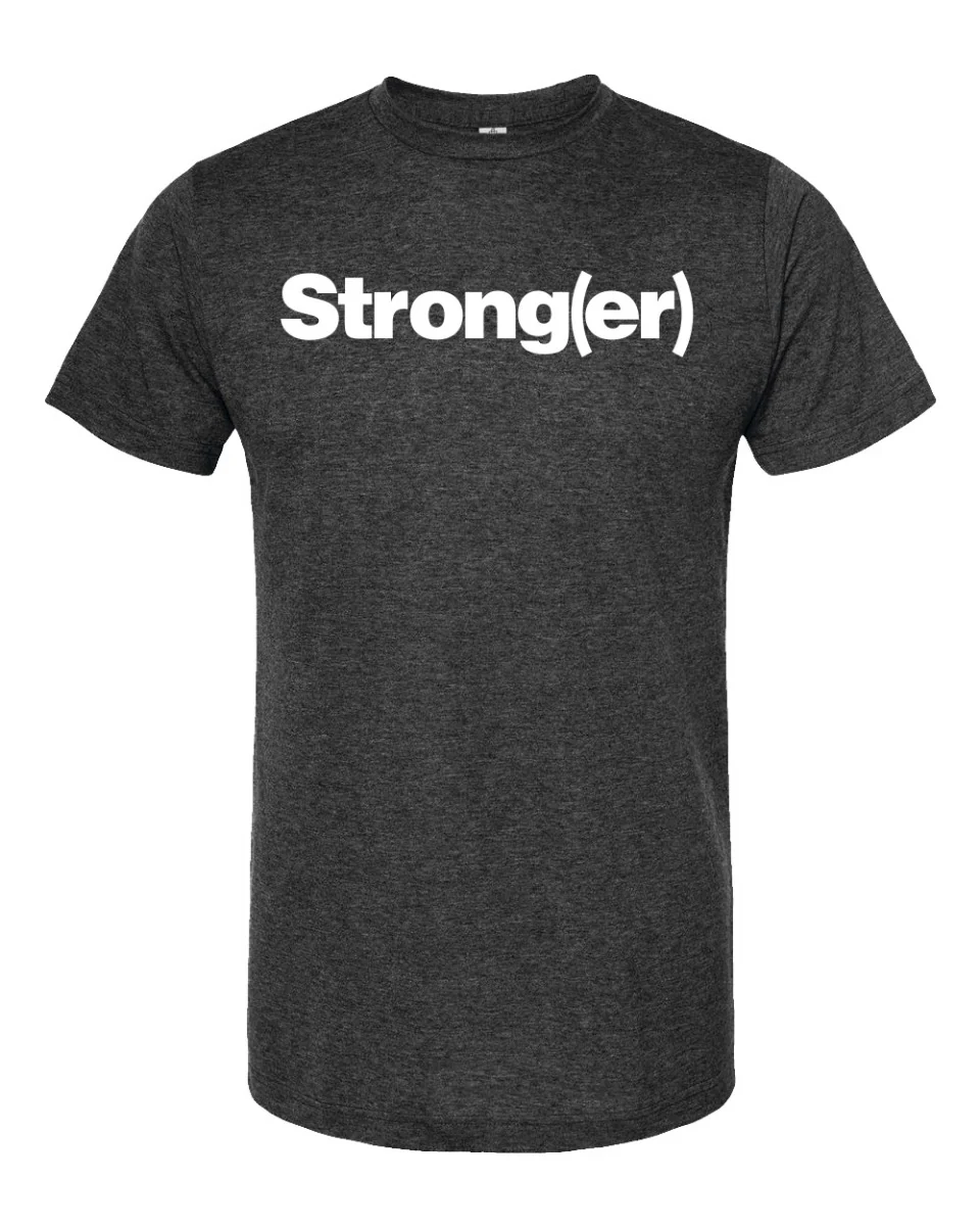elitefts Strong(er) White Premium T-Shirt - Image 4