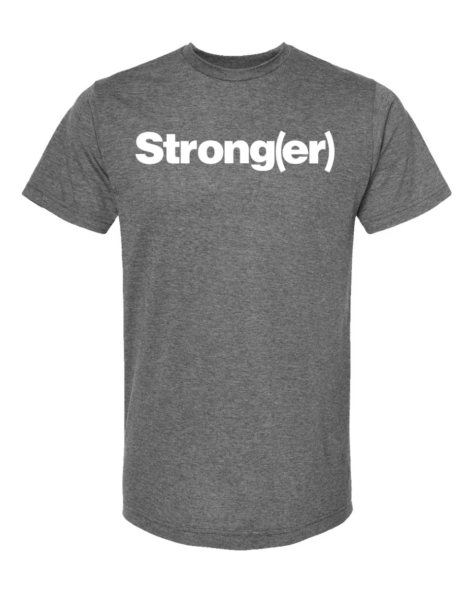 elitefts Strong(er) White Premium T-Shirt - Image 5
