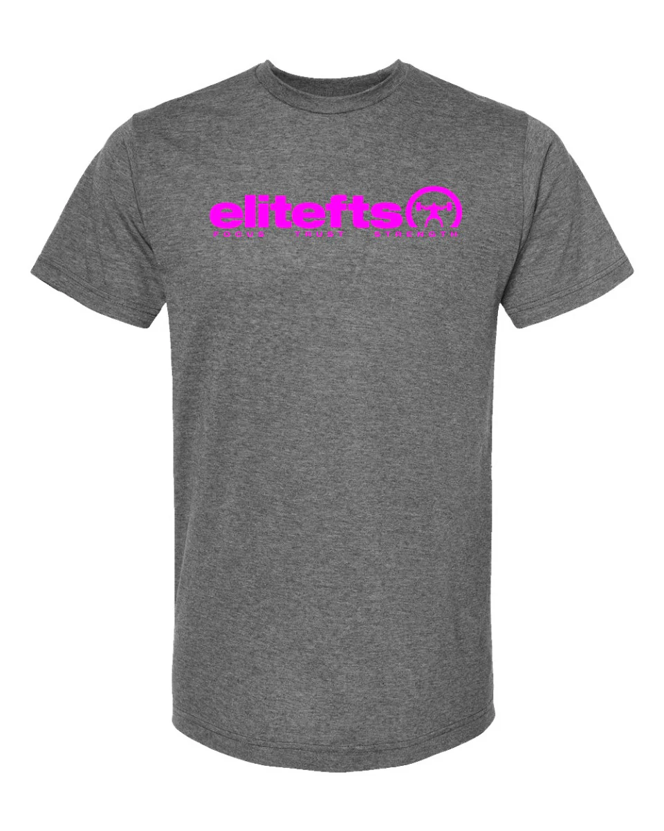 elitefts Tagline Pink Premium T-Shirt - Image 3
