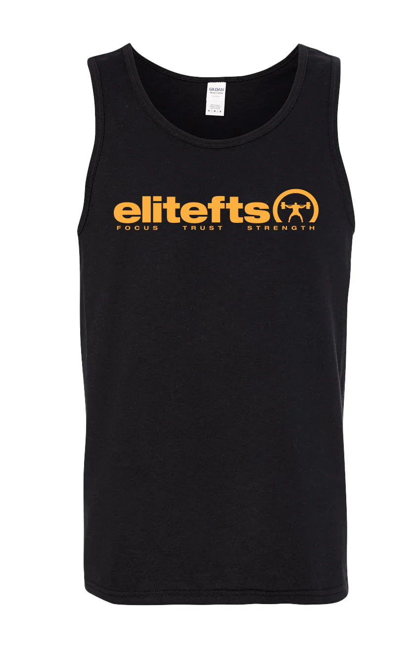 elitefts Tagline Gold Tank Top - Image 7