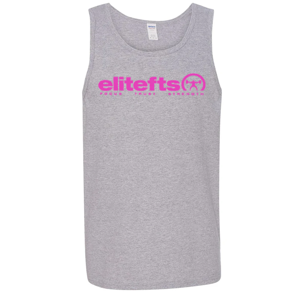elitefts Tagline Pink Tank Top - Image 3