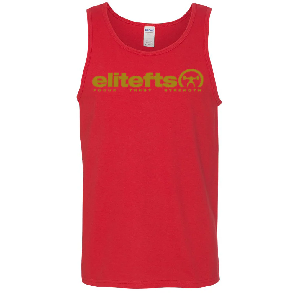 elitefts Tagline Vegas Gold Tank Top - Image 3