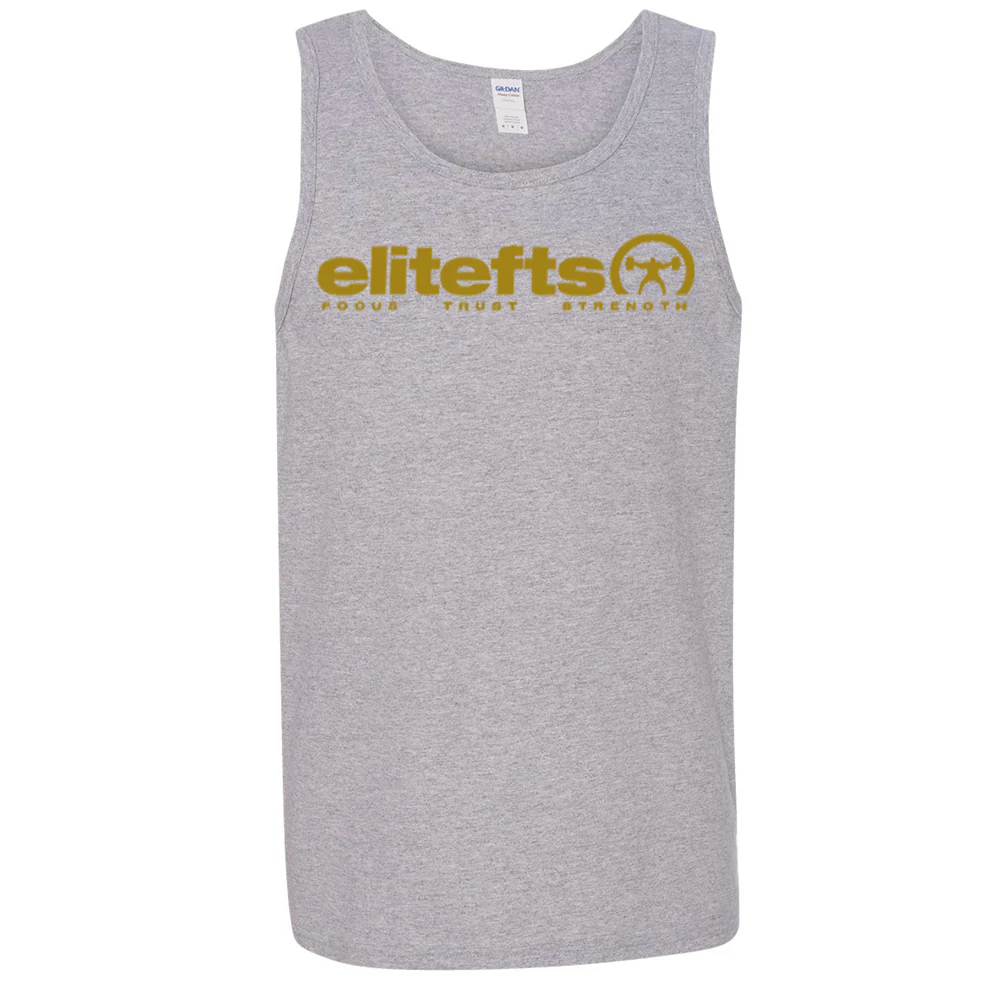 elitefts Tagline Vegas Gold Tank Top - Image 4