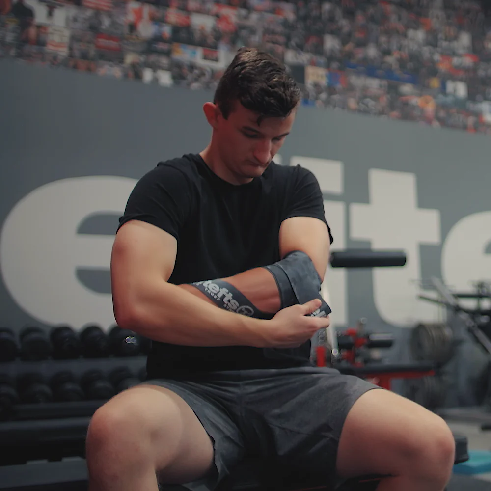 elitefts Pro Average Compression Floss Band Black - Image 3