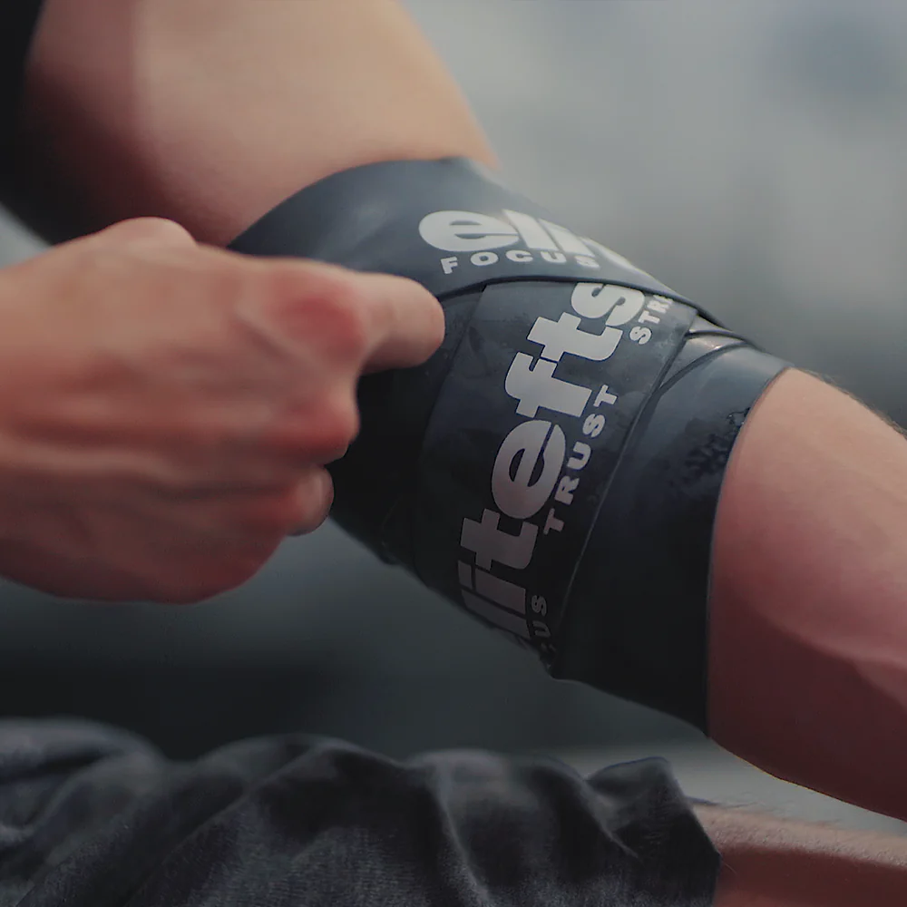 elitefts Pro Average Compression Floss Band Black - Image 4