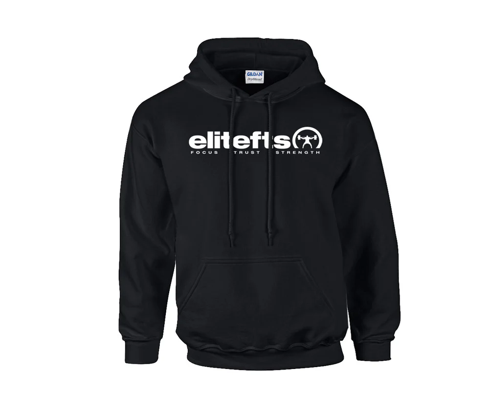 elitefts Tagline White Hoodie - Image 3