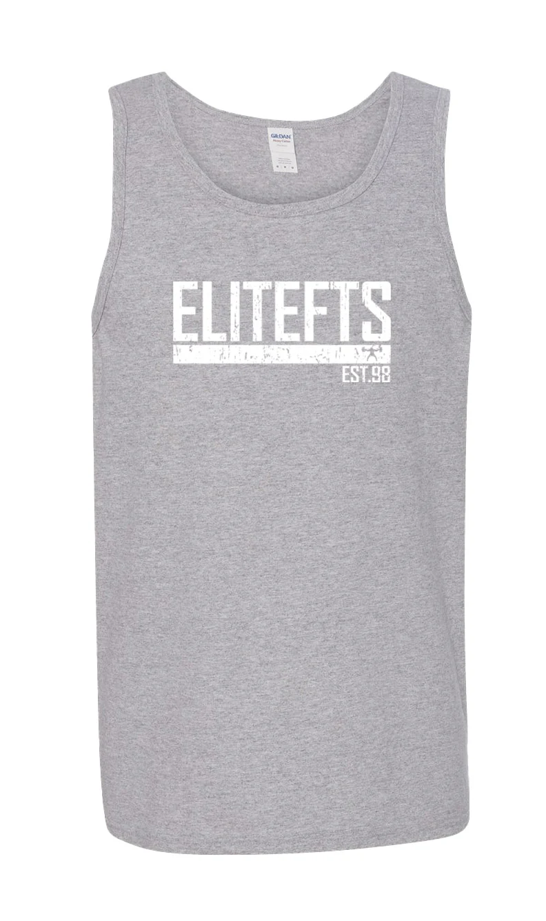 elitefts Agency White Tank Top - Image 4