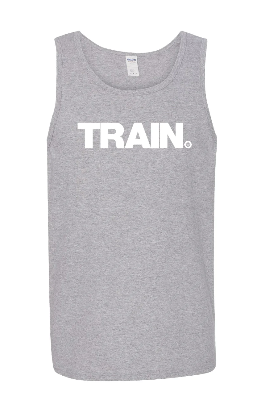 elitefts Train White Tank Top - Image 4